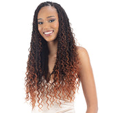 Freetress Braid Pre-Looped Crochet Braids - 3X REBEL BOHO TWIST 22"